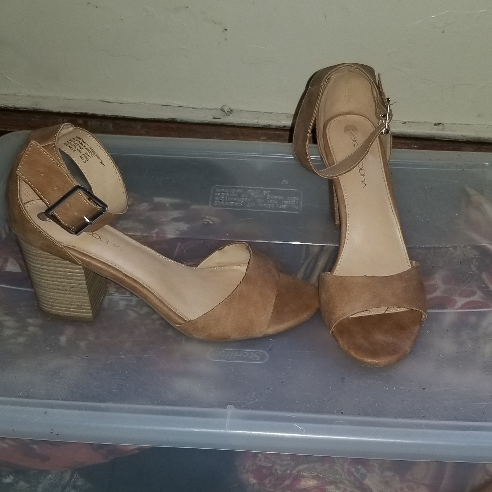 Brown heels